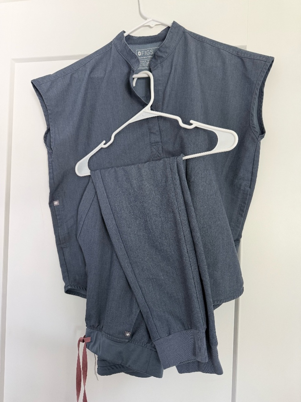 Figs Scrub set - heather denim